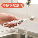 居家家 Фрукты из нержавеющей стали копание мороженое круговые ложки копания домашние арбузы фрукты, фруктовые ложки с резным для овощей.