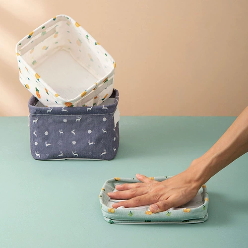 居家家 Настольная ткань, прямоугольная коробка для хранения, водонепроницаемый ящик для хранения, система хранения