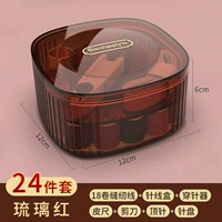 Застекленный красный