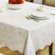 Trang chủ nhà dày không thấm nước vải PVC túi xách tay nhựa vải dầu khăn trải bàn hình chữ nhật bảng cà phê phong cách châu Âu khăn trải bàn - Khăn trải bàn