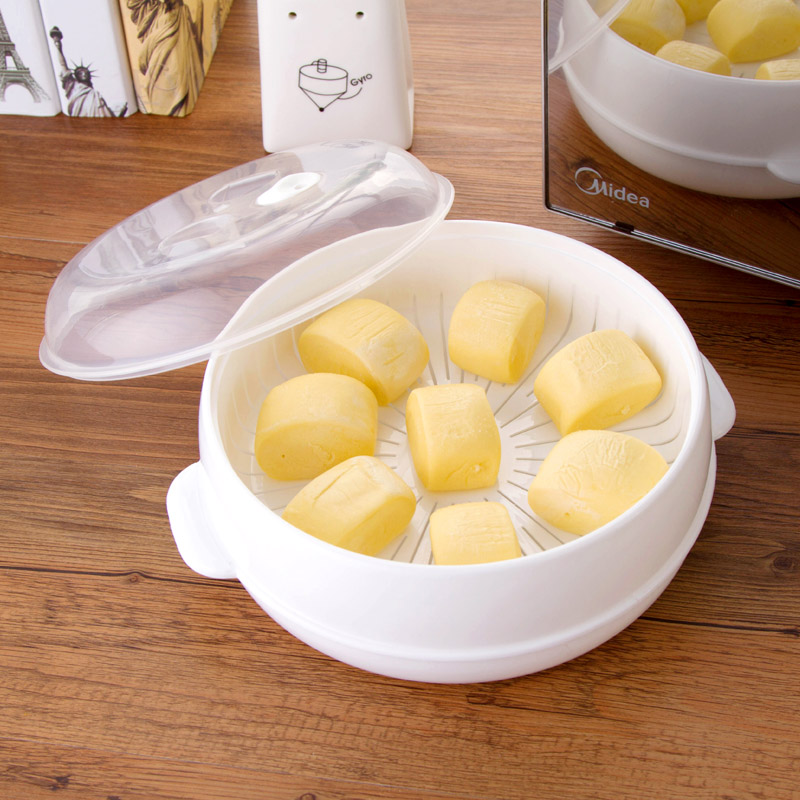 Home microwave oven special steamer Home heating supplies microwave tools steaming box steamed bun utensils steamer cage