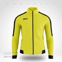 ORKY Wokai 2020 New Spring and Autumn Football Training Suit Men's Long Sleeve Adult Team Training Jacket Men's