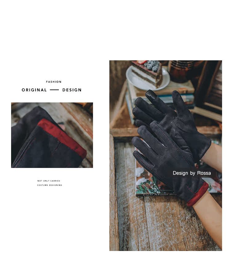 Gants pour homme en velours - Ref 2781476 Image 21