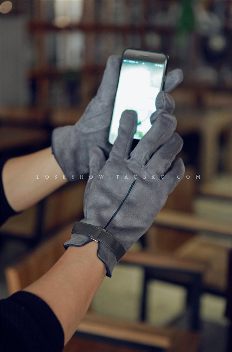 Gants pour homme en velours - Ref 2782584 Image 12