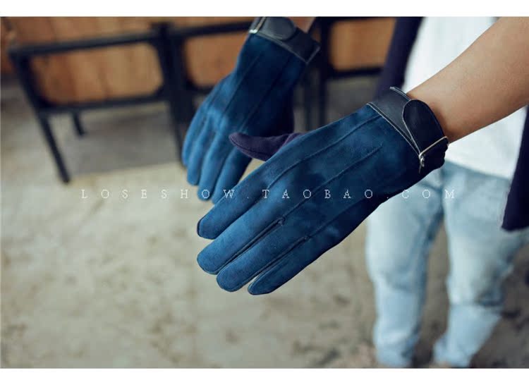 Gants pour homme en velours - Ref 2782577 Image 10