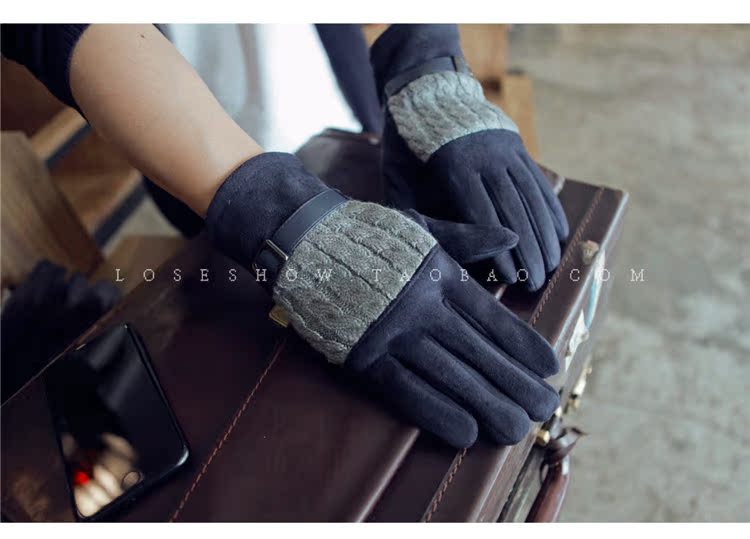 Gants pour homme en velours - Ref 2782582 Image 9