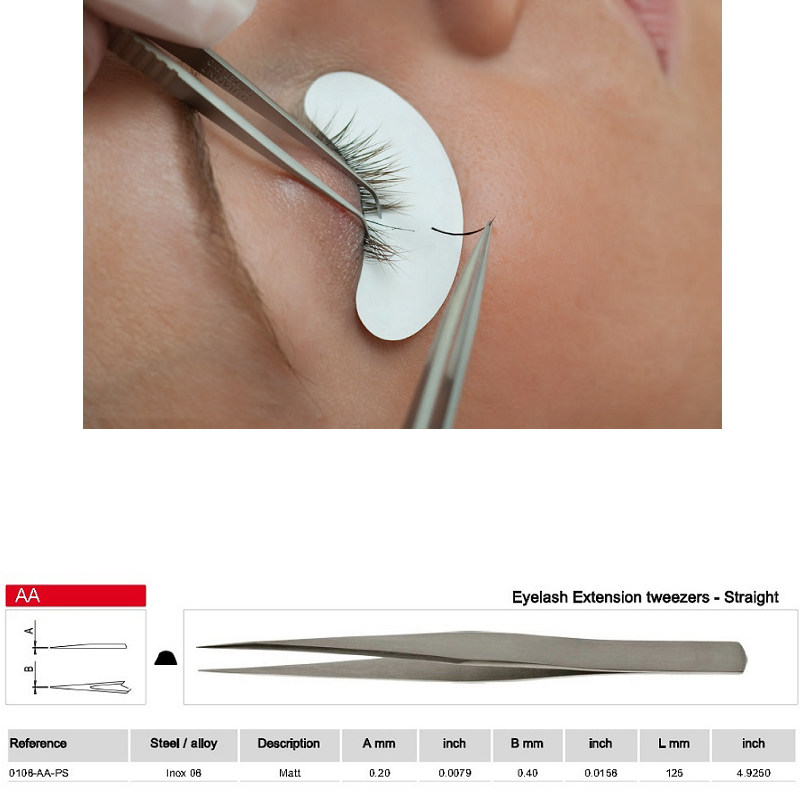 Swiss imported beauty tweezers AA Dumont beauty tweezers Eyelash grafting tweezers False eyelash special tweezers