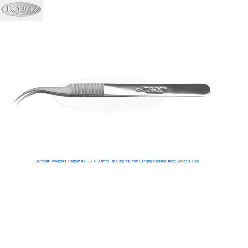 Roboz Elbow Microscopic Tweezers RS-4907 Mouse anatomical tweezers Fine elbow Anatomical tweezers