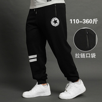 Fat up to increase 300 Jin Mens Pants Special Size Mens Tide Fat High School Students Boys Wear Plus Velvet Sweatpants