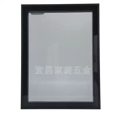 Minimalist light luxury glass door world hinge cabinet door bookcase wine cabinet door narrow edge aluminum frame glass door glass cabinet