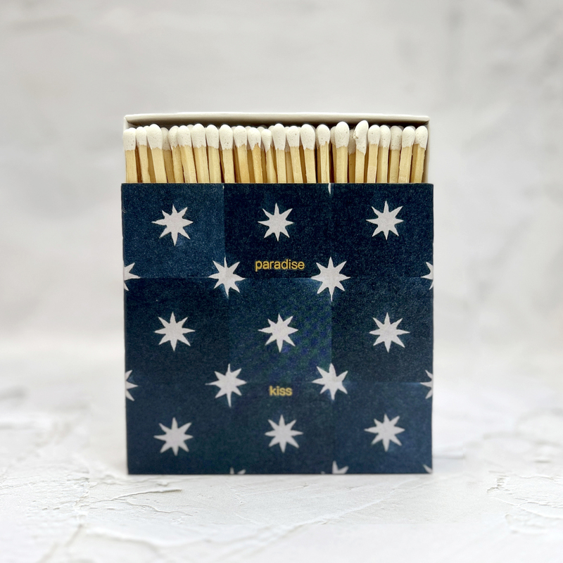 Christmas Star-Themed Scented Rainbow Matches for Outdoor Emergency Use, Cigar Lighting, Camping, and Picnics, Large Box, 10cm Extra Thick and Long Matches