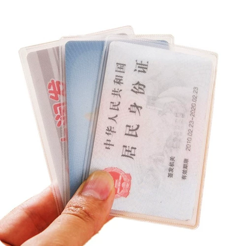 Пластиковый прозрачный защитный чехол, матовый антимагнитный чехол для проездного и картхолдер