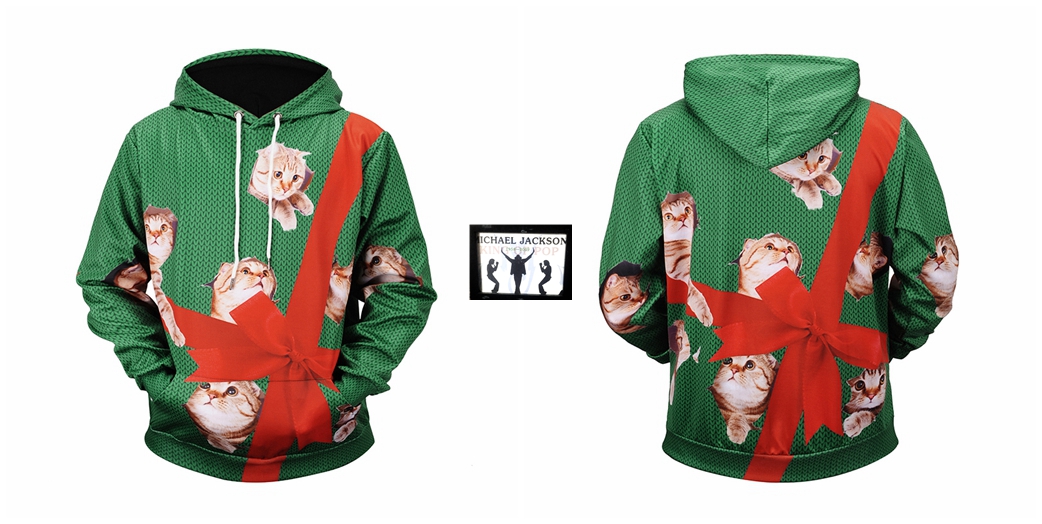 3D Giáng sinh Cơ bắp Ông già In Áo len Áo choàng Elk Mẫu Áo Giáng sinh Quà tặng Cặp đôi Quần áo áo hoodie nam cao cấp