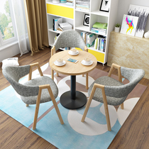 Indoor balcony small table and chairs net red home Three sets of small family type tea iron art One table Two chairs Mini small tea table