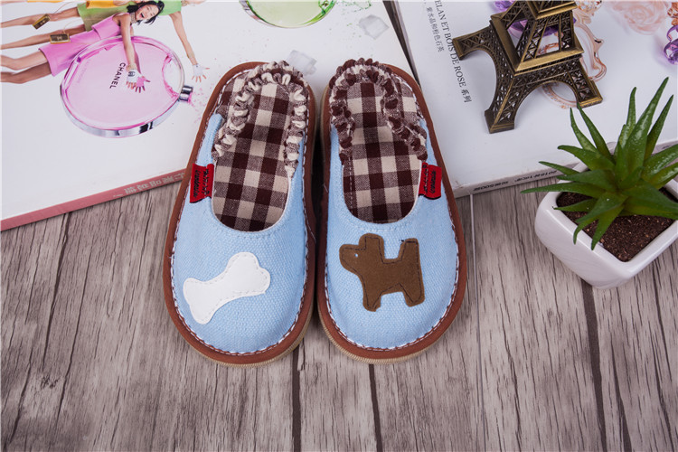 Chaussons enfants en coton pour Toute saison - semelle tendon - Ref 1036357 Image 20
