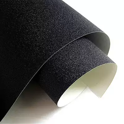 Yijia wallpaper simple retro nostalgic black dark frosted wallpaper living room TV background wall clothing store dormitory