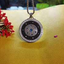 Five elements Balance brand gold wood water fire Earth Seven Star Energy pendant five star feng shui pendant Fire Stone Mountain Health negative ion