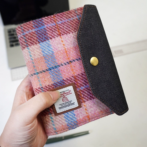 Harris шерсть A6 справочник с фиксированными страницами Harris твидовый блокнот расписание дневник ретро справочник