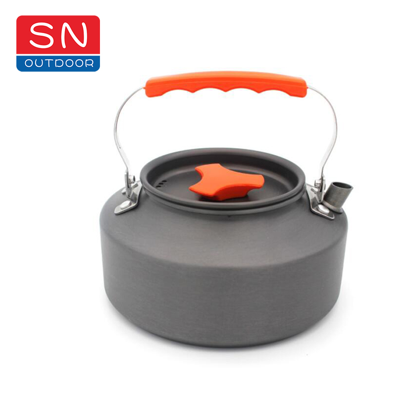 Ultralight Camping Cookout 1 1L Outdoor Camping Teapot Kettle Teapot Kettle Hard Anodized Aluminum Alloy