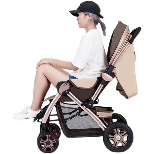 Большая длинная кровать, складная детская коляска с сидением, 0-4 лет, 40×95см, можно сидеть и лежать