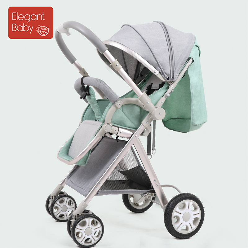 Single-hand second two-way high landscape baby cart can lie ultra-light portable folding baby baby