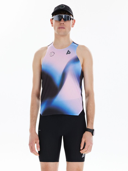 PBRUNNER肯尼亚精英星光系列 男款长背心马拉松/路跑运动速干