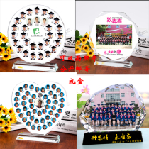Crystal Medal Trophy Photo Table Customized Production School Graduation Astudent Association Veteran Annual Meeting Souvenir