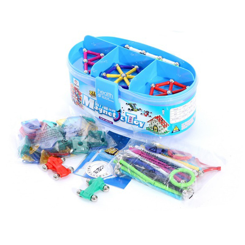 Explorers Magnetic Bars Children's Christmas Toy Magnet Magnetic Magnet Building Blocks Male and female magnetic accumulation sheet