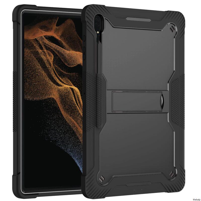Suitable for Samsung Tab S7 S8 S9 Ultra Case S10+ Plus Fe X806 A8 Cover Protective Case Sm-X700 Leather Case X910 Silicone Soft Shell Anti-Fall