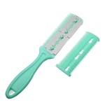 Домохозяйство пожилые люди срезают волосы, боевые волосы на тонкое взлом и тонкая резака для волос.