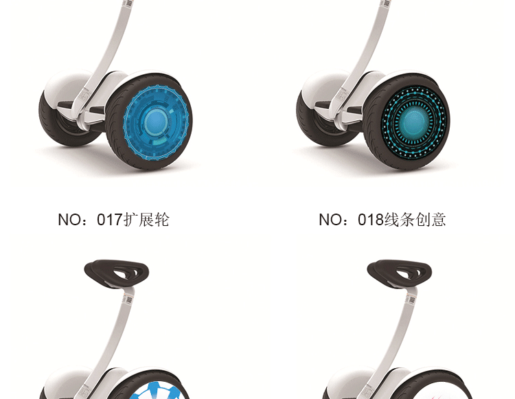 Millet cân bằng xe sticker trang trí bánh xe dán Phụ kiện DIY chínbot 9th hai bánh xe cơ thể bảo vệ xe - Smart Scooter xe thăng bằng ander vip