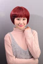 Shanghai ladies high-end fashion fake hair real hair wig realistic breathable comfortable natural level short hair wig