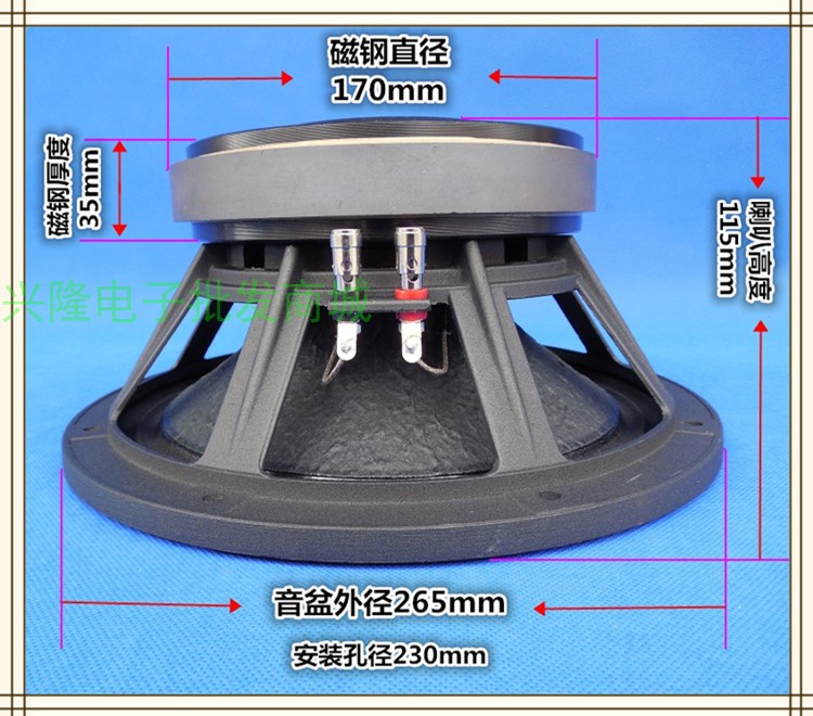 RH-10 inch aluminum basin stand KTV Horn High Power fever stage sound music Full Frequency
