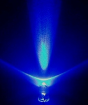 5MM white hair blue short feet LED light emitting diode lamp beads super bright electronic components DIY devices