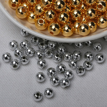 DIY ball accessories uv plated gold and silver ball scattered beads 4-8mm hydrangea beads 100 pieces