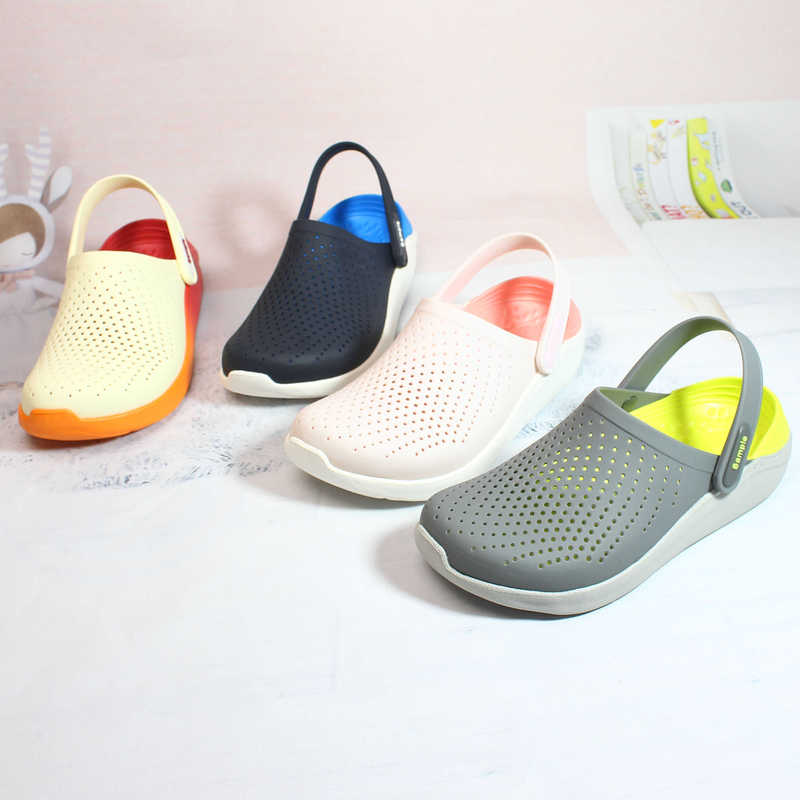 2024 Summer New Croc Shoes for Couples, Outdoor Non-Slip Soft Sole Beach Shoes, Women's Sandals, Men's Trendy Sandals