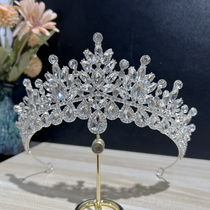 New Korean super flash rhinestone bridal crown with makeup photography dress wedding dress birthday crown photo studio photo accessories