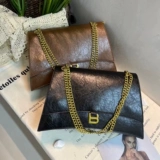 Цепь, сумка через плечо, сумка на одно плечо, на цепочке, из натуральной кожи