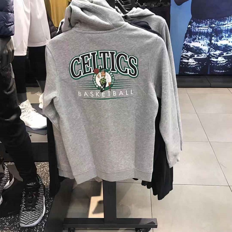 Áo khoác Nike nam mùa xuân 2019 Boston áo khoác bóng rổ có mũ trùm đầu AQ2594-010 - Áo khoác thể thao / áo khoác áo khoác reebok