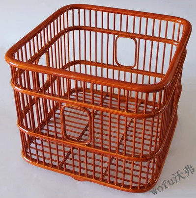 Wholesale hotel towel storage basket bamboo woven cloth grass frame dirty clothes basket square wool bath towel storage basket