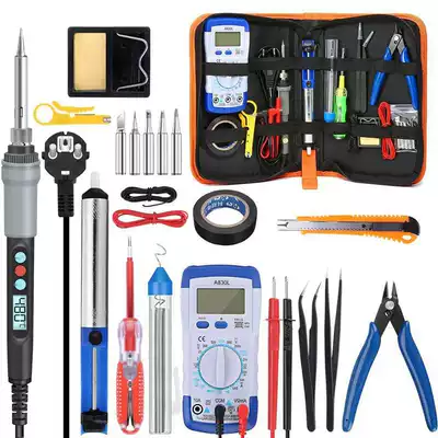 110V 220V60W electric soldering iron set universal meter welding tool with 5PCs soldering iron tip tool