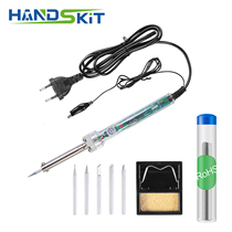 905C yellow flower longevity soldering iron head 60W adjustable temperature internal heating electric soldering iron soldering nozzle knife oblique tip