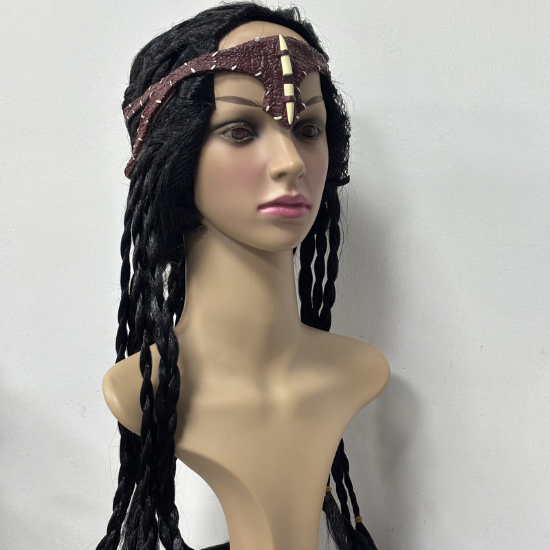 Avatar Headgear Halloween Cosplay Braided Wig Holiday Party Makeup Performance Dance Props Funny Avatar Headgear Halloween Cosplay Braided Wig Holiday Party Makeup Performance Dance Props Funny