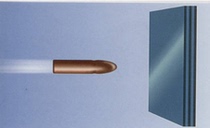 Bullet-proof glass theftproof glass