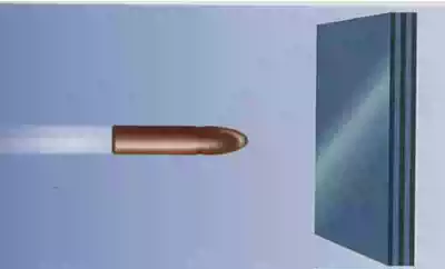Bullet-proof glass theftproof glass