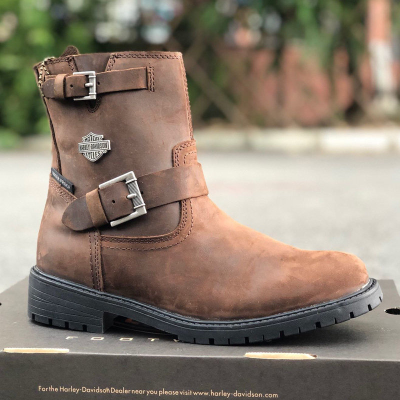 Goodyear Locomotive Boots Men Shoes Buffalo Help Shoes Shield Motorcycle Boots Martin Boots