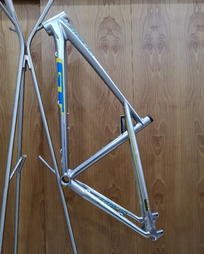 велорама 美国gt zaskar team 队版 全碳纤维xc山地车自行车车架 碳架