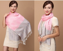 Yunnan Lijiang Wuzhen characteristic ethnic style scarf extended cashew fruit Flower jacquard air conditioning cotton and linen warm shawl