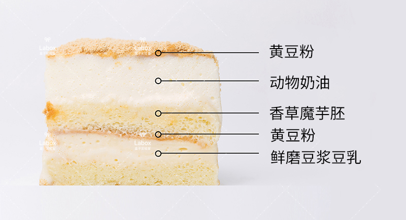 盒子实验室无糖盒子蛋糕3盒