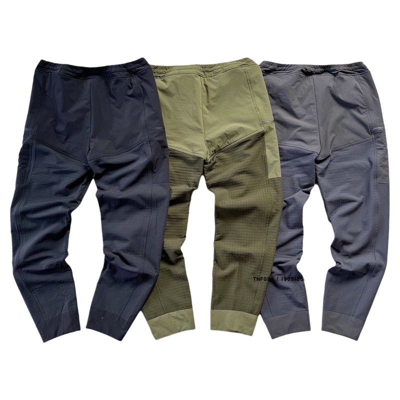 26Ss Outdoor Style Pata Thin Velvet Jacquard Waterproof Plaid Fleece Pants Warm Sports Casual Pants